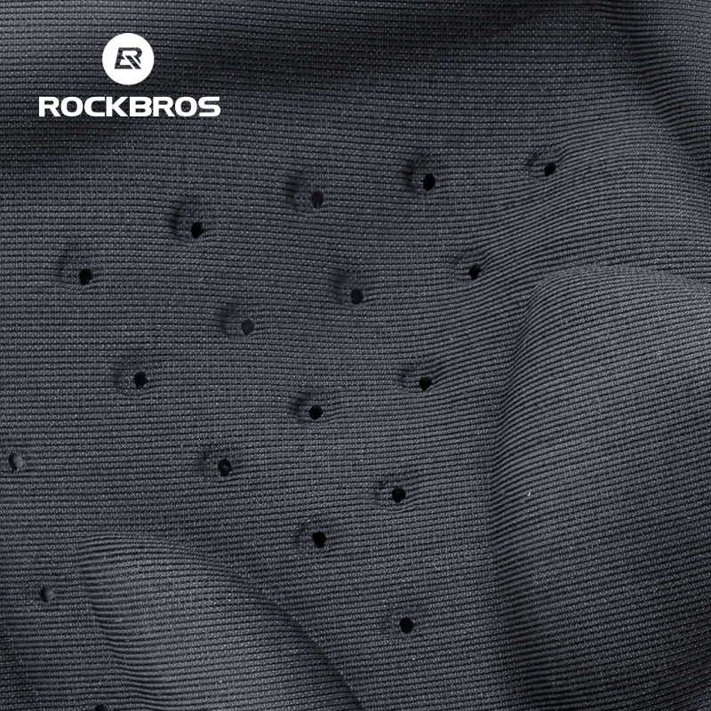 ROCKBROS Mountain Road Cycling Fingerless Gloves Shockproof Breathable Non-Slip