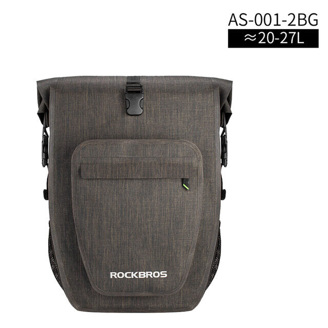 ROCKBROS Pro Cycling Saddlebag in Grey or Black - Single/Pair