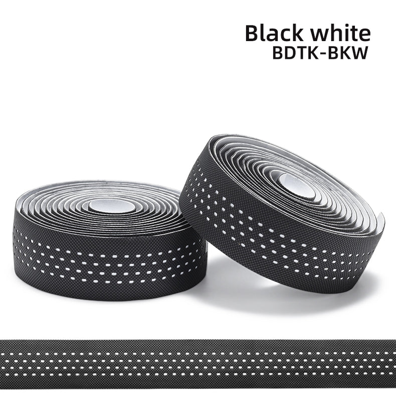 ROCKBROS Handlebar Tape PU Eva Anti-slip Wrap Soft Breathable Shockproof Road Tape End Bar MTB Bicycle Grips Cycling Accessories