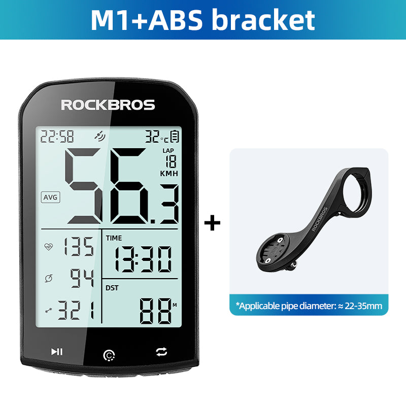 ROCKBROS Bike Computer ANT+ Bluetooth Waterproof GPS/BDS/Galileo Position System