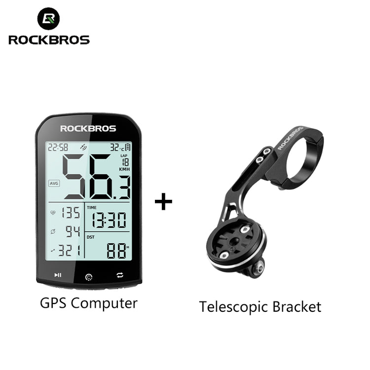 ROCKBROS Bike Computer ANT+ Bluetooth Waterproof GPS/BDS/Galileo Position System