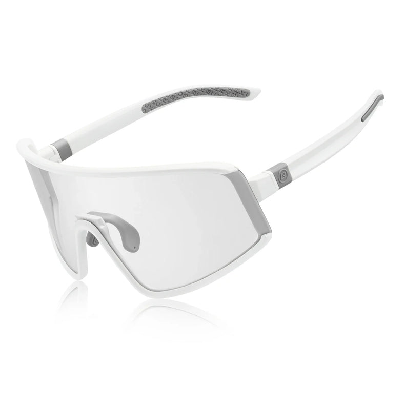 rockbros anti-fog photochromic cycling glasses SP376 for men and women
#color_white