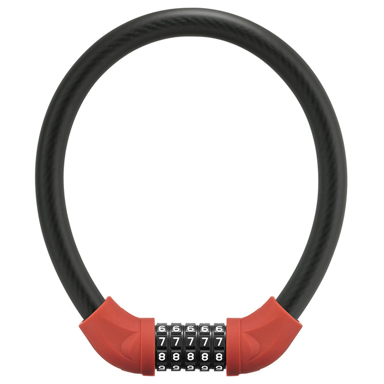 ROCKBROS Bike Lock 5 Digit Cable Lock Lightweight Bicycle Lock Combination Portable Lock