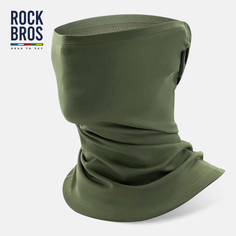 【ROAD TO SKY】Spring & Autumn Balaclava Cycling Scarf and Neck Cover#Color_Green