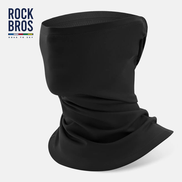 【ROAD TO SKY】Spring & Autumn Balaclava Cycling Scarf and Neck Cover#Color_Black