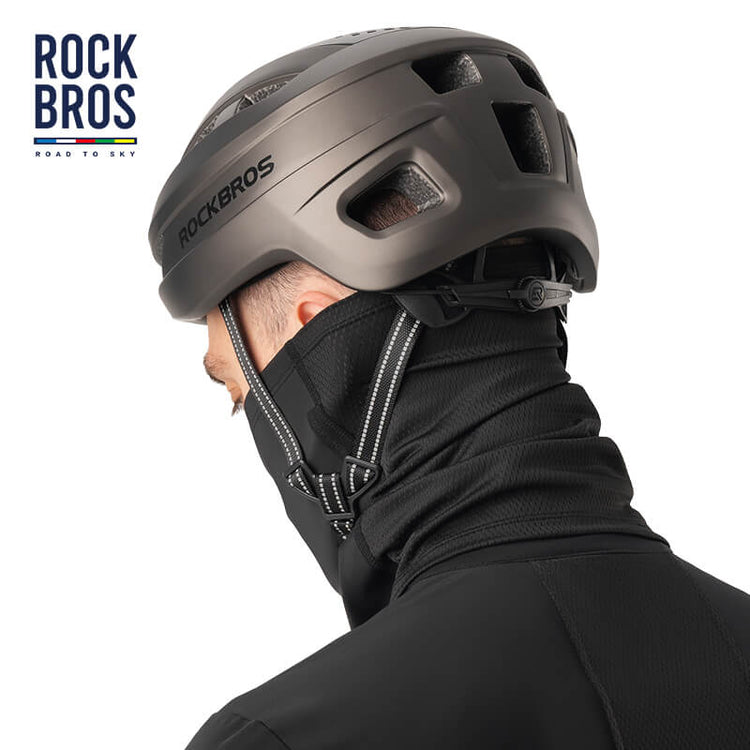 【ROAD TO SKY】Spring & Autumn Balaclava Cycling Scarf and Neck Cover#Color_Black