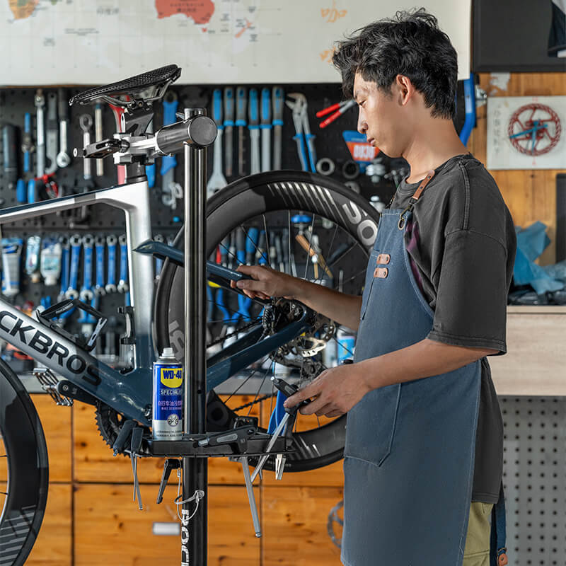 ROCKBROS 360° Rotatable Bike Repair Stand with Tool Tray Options Combination (Stand + Base Plate)