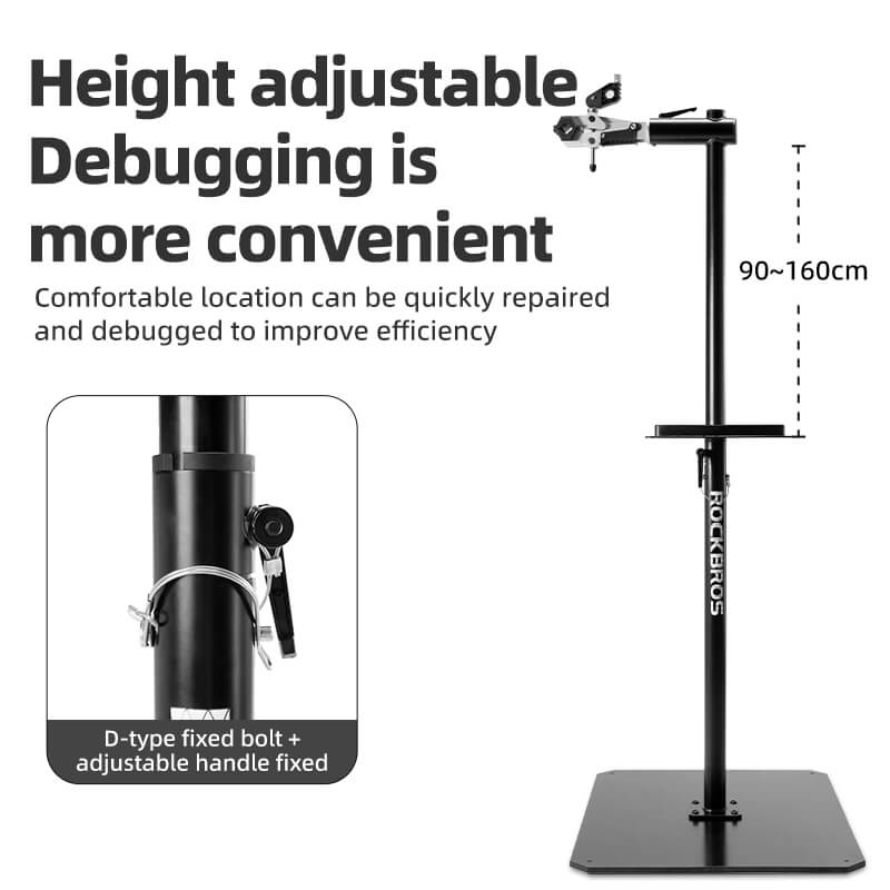 ROCKBROS 360° Rotatable Bike Repair Stand with Tool Tray Options Repair Stand