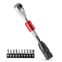 ROCKBROS Bicycle Bike Repair Tool Set featuring a 72-tooth ratchet wrench, designed for efficient and easy bike maintenance with a comprehensive range of tools for repairs and adjustments.