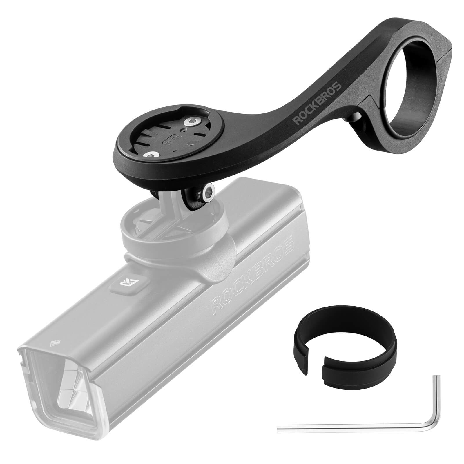 ROCKBROS Bike Computer Mount featuring versatile installation options, durable nylon design, and lightweight construction for easy handling and secure attachment.