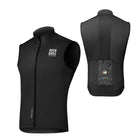 ROCKBROS Men’s Cycling Vest, a windproof and lightweight gilet with UV protection, designed for spring and autumn cycling.