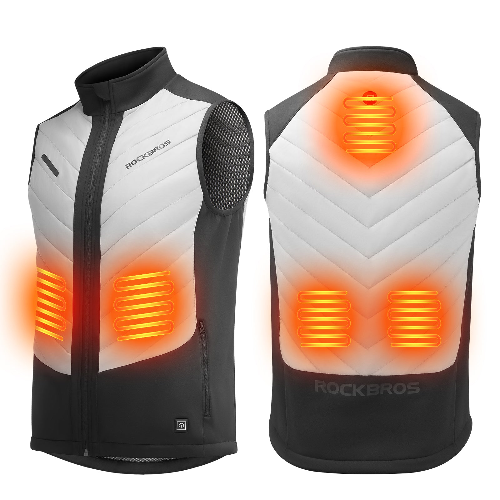 Features 5 heating zones, 3 temperature settings & washable design.