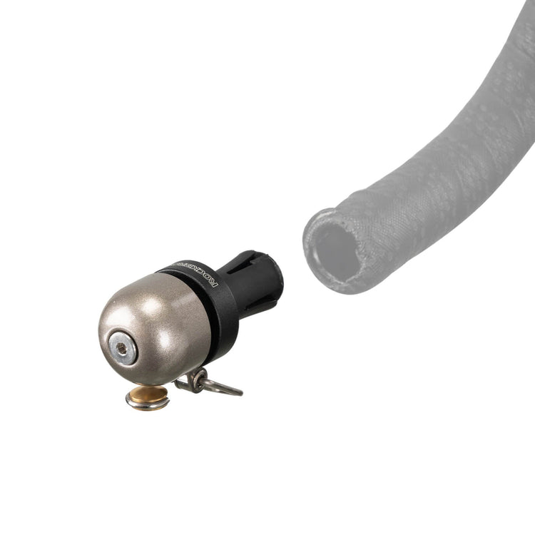 ROCKBROS Road Bike Bell Handlebar Plug ¨C Smart, Compact & Loud! #Color_Titanium