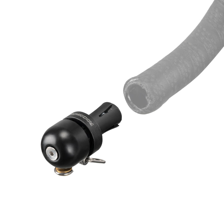 ROCKBROS Road Bike Bell Handlebar Plug ¨C Smart, Compact & Loud! #Color_Black