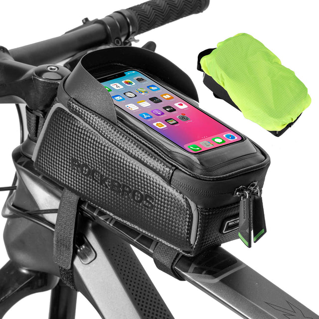 ROCKBROS 1L Bicycle Front Frame Bag with Touchscreen Phone Case