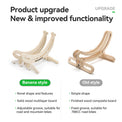ROCKBROS Adjustable Wooden Bike Stand Durable Floor Rack