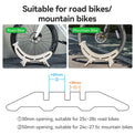 ROCKBROS Adjustable Wooden Bike Stand Durable Floor Rack