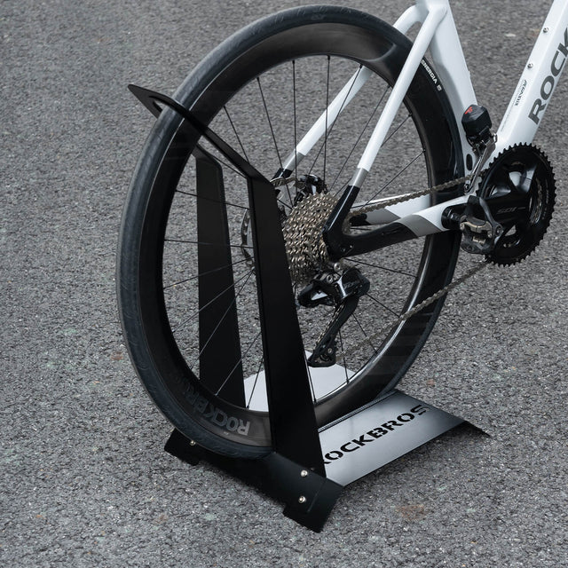 ROCKBROS Bike Stand - L-Shaped Carbon Steel Parking Rack for Mountain Bikes