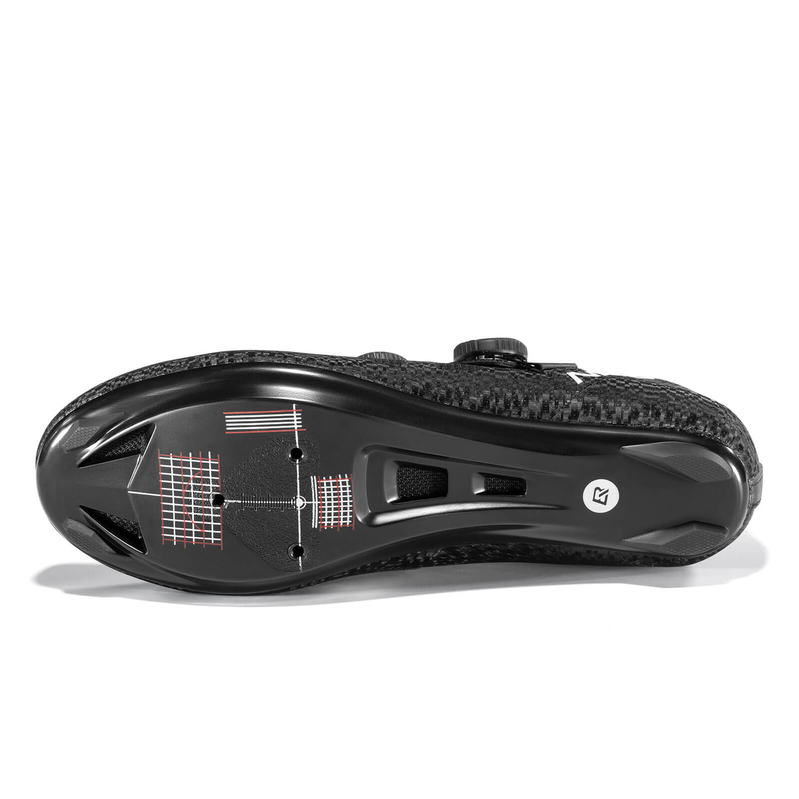 ROCKBROS Carbon Fiber Sole Road Bike Shoes Color Black