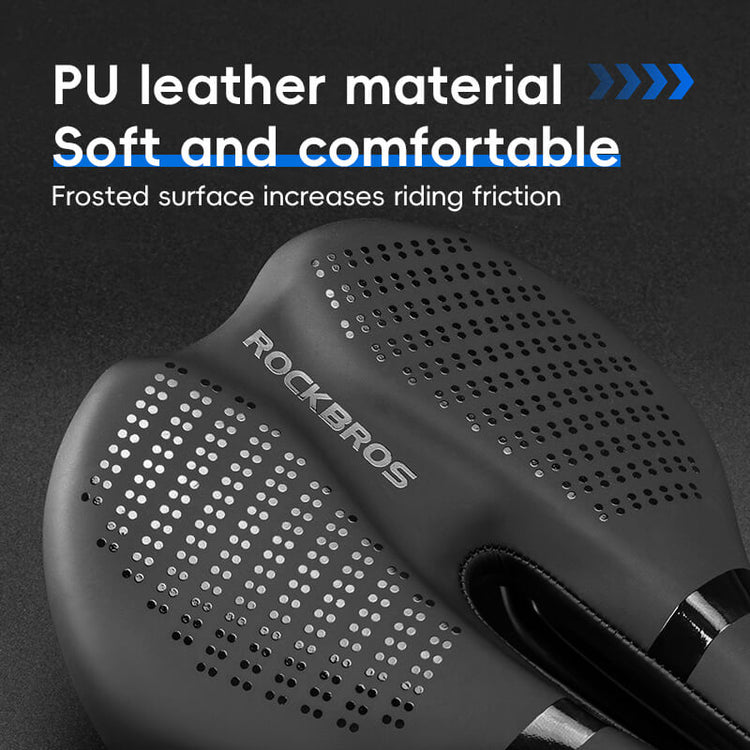 ROCKBROS Comfortable MTB Saddle with Soft Memory Foam