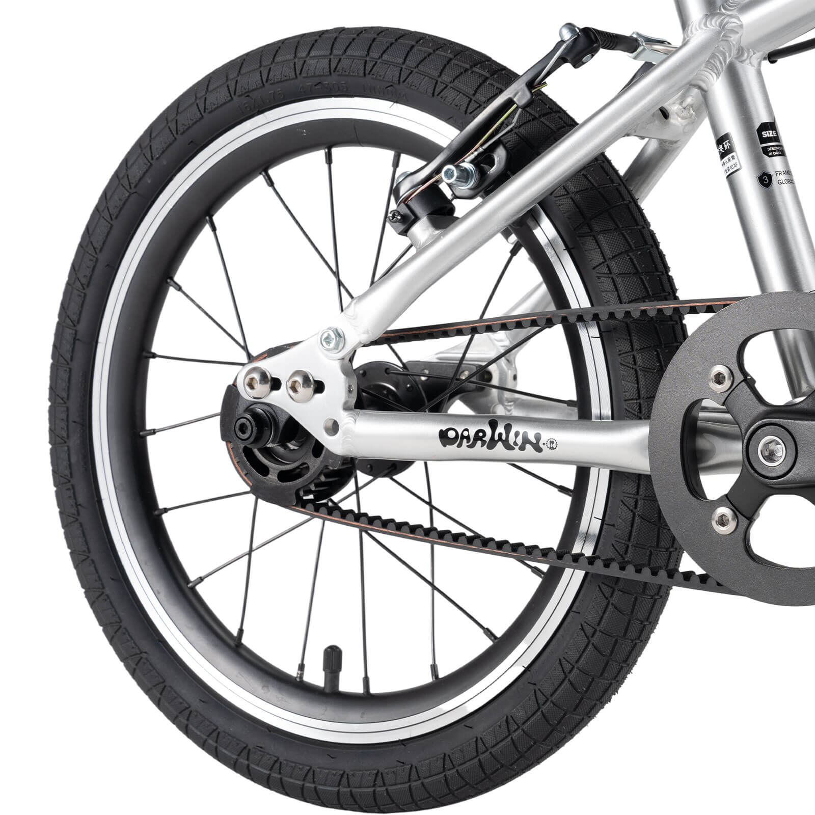 ROCKBROS DARWIN 16-Inch & 20-Inch Belt Kids Bicycle Size 16-inch Belt Bike