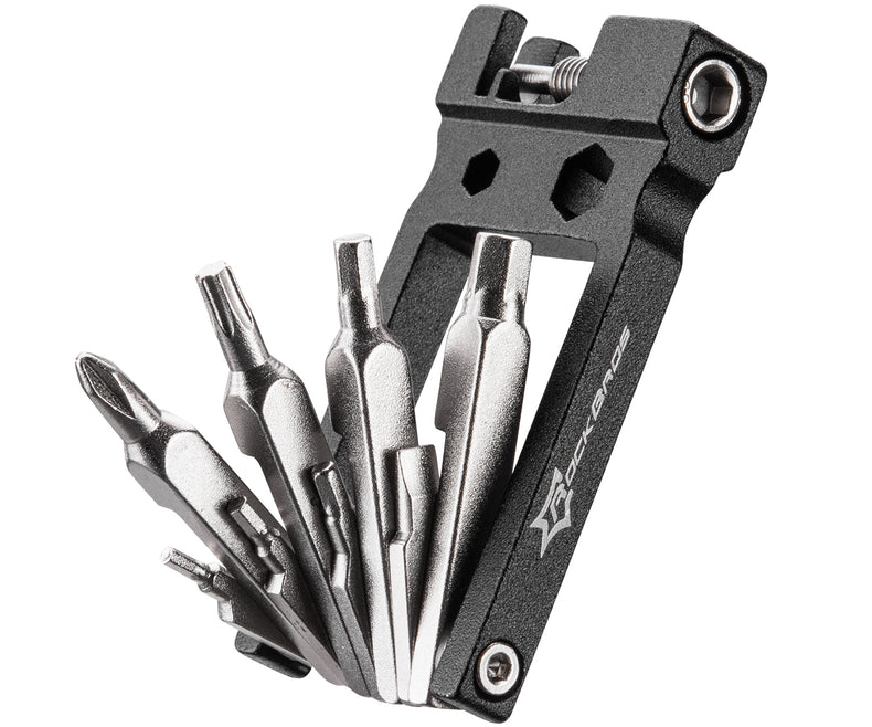 ROCKBROS Foldable Bicycle Multi-Tool Set - Stainless Steel Options 20-in-1 Repair Tool