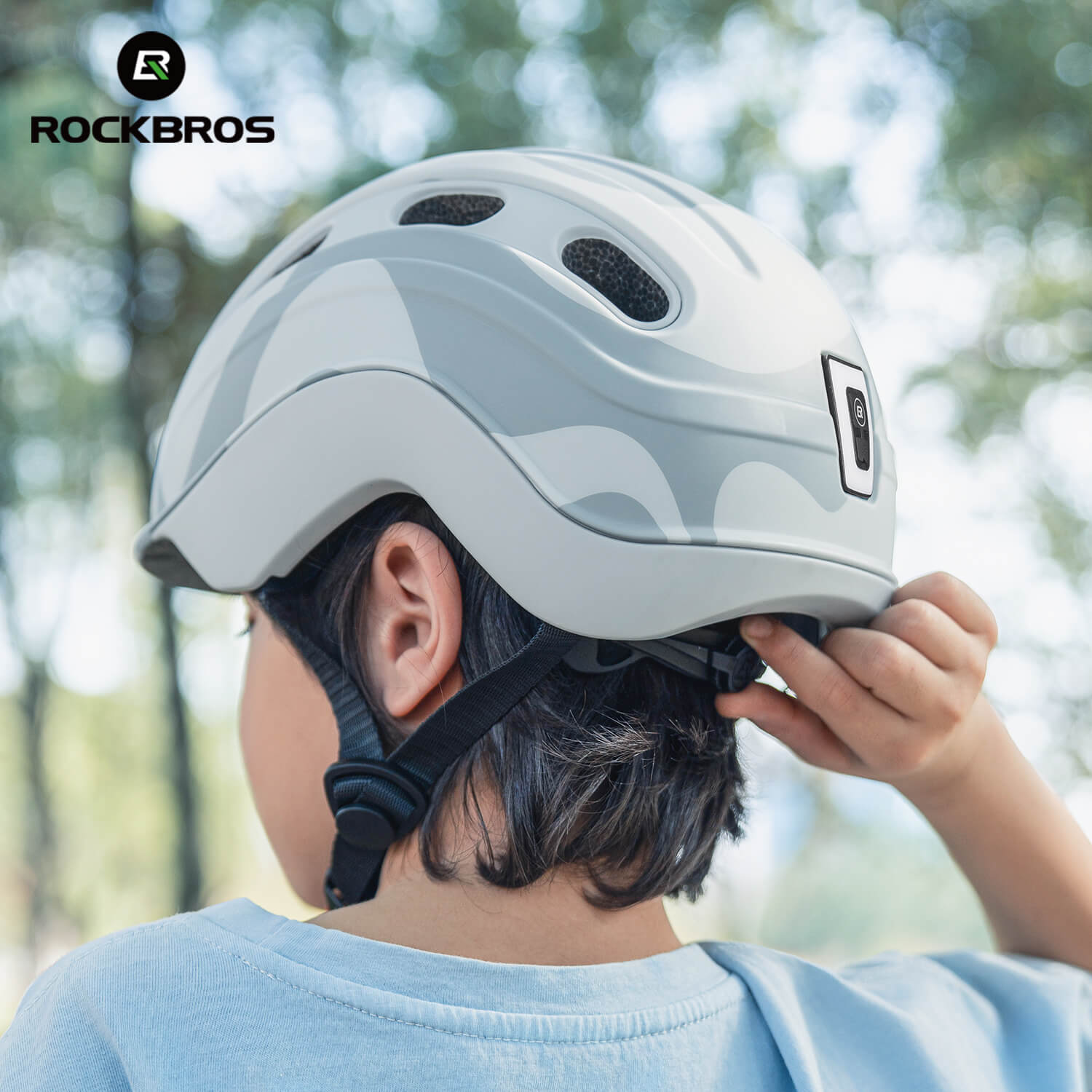 all-groups ROCKBROS Kids' Bike Helmet with Tail Light Mounting Option