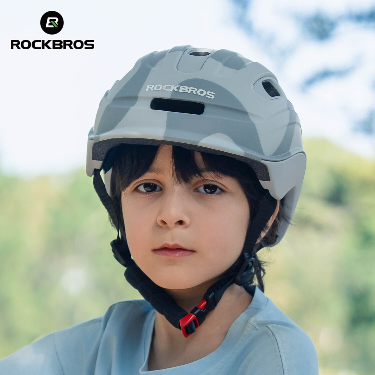 all-groups ROCKBROS Kids' Bike Helmet with Tail Light Mounting Option