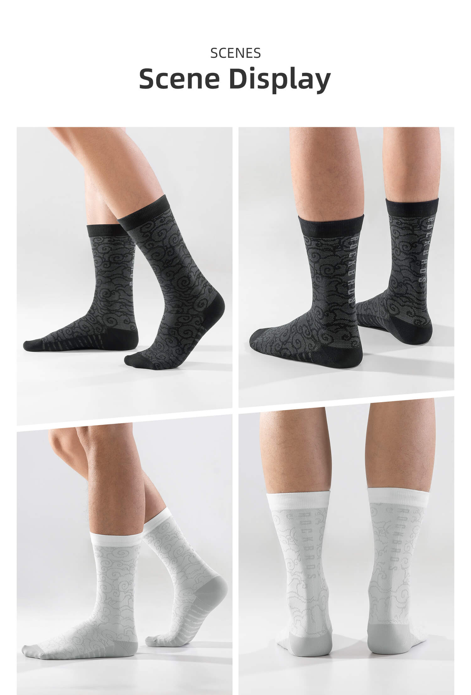 all-groups ROCKBROS Road to Sky Cycling Socks Quick-Qrying Breathable