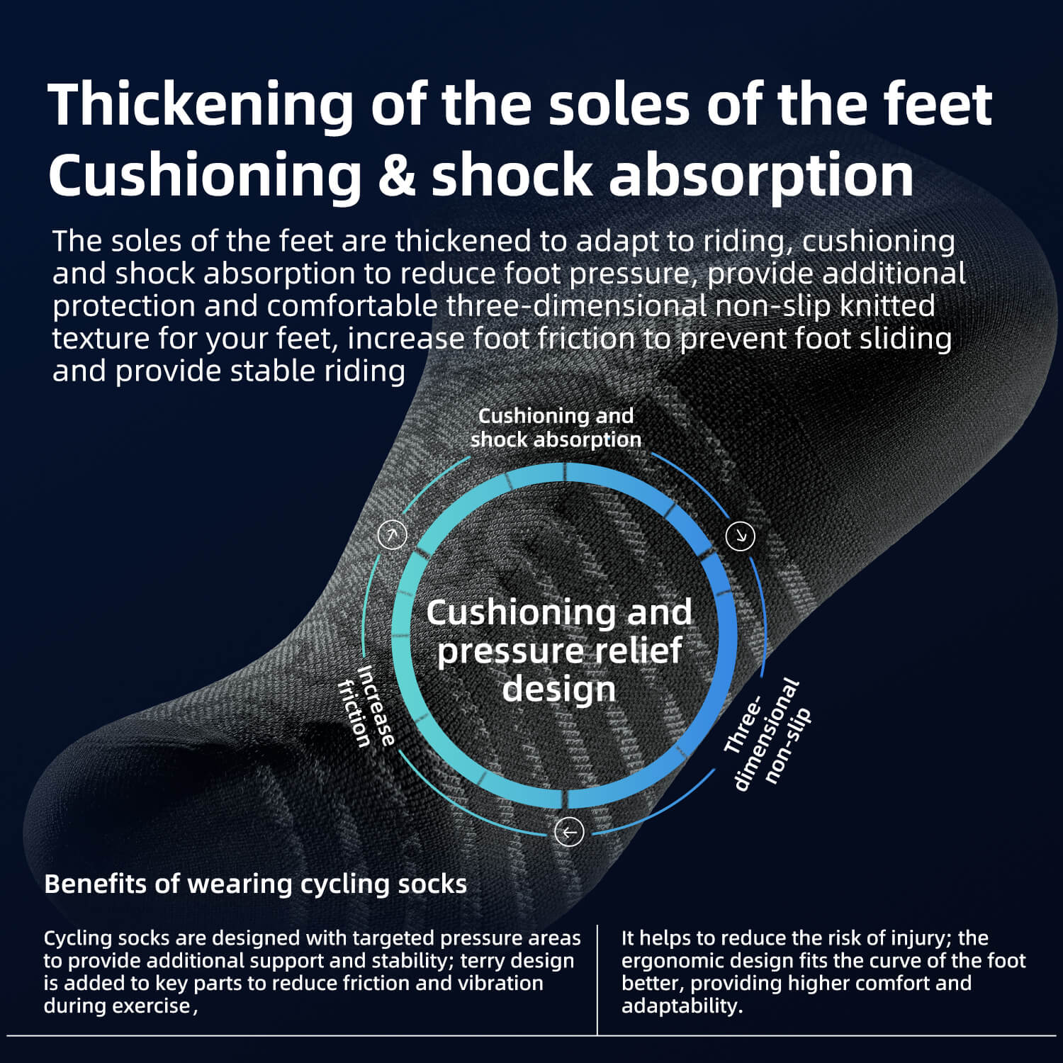 all-groups ROCKBROS Road to Sky Cycling Socks Quick-Qrying Breathable