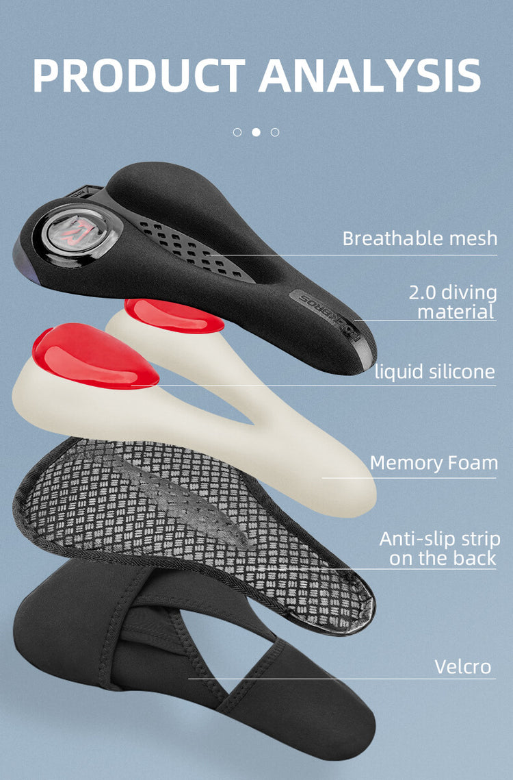 all-groups ROCKBROS Soft Bike Saddle Cover