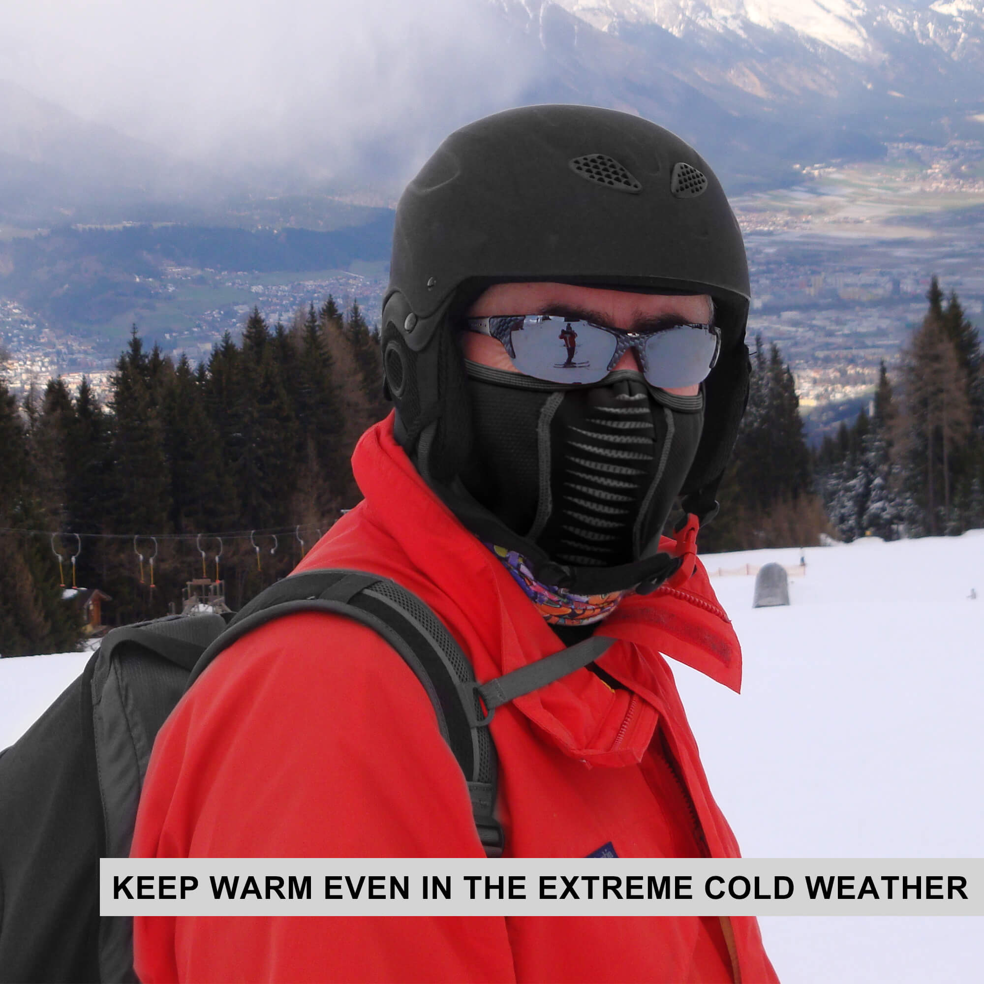 all-groups ROCKBROS Windproof Winter Balaclava | Warm Full Face Cover & Neck