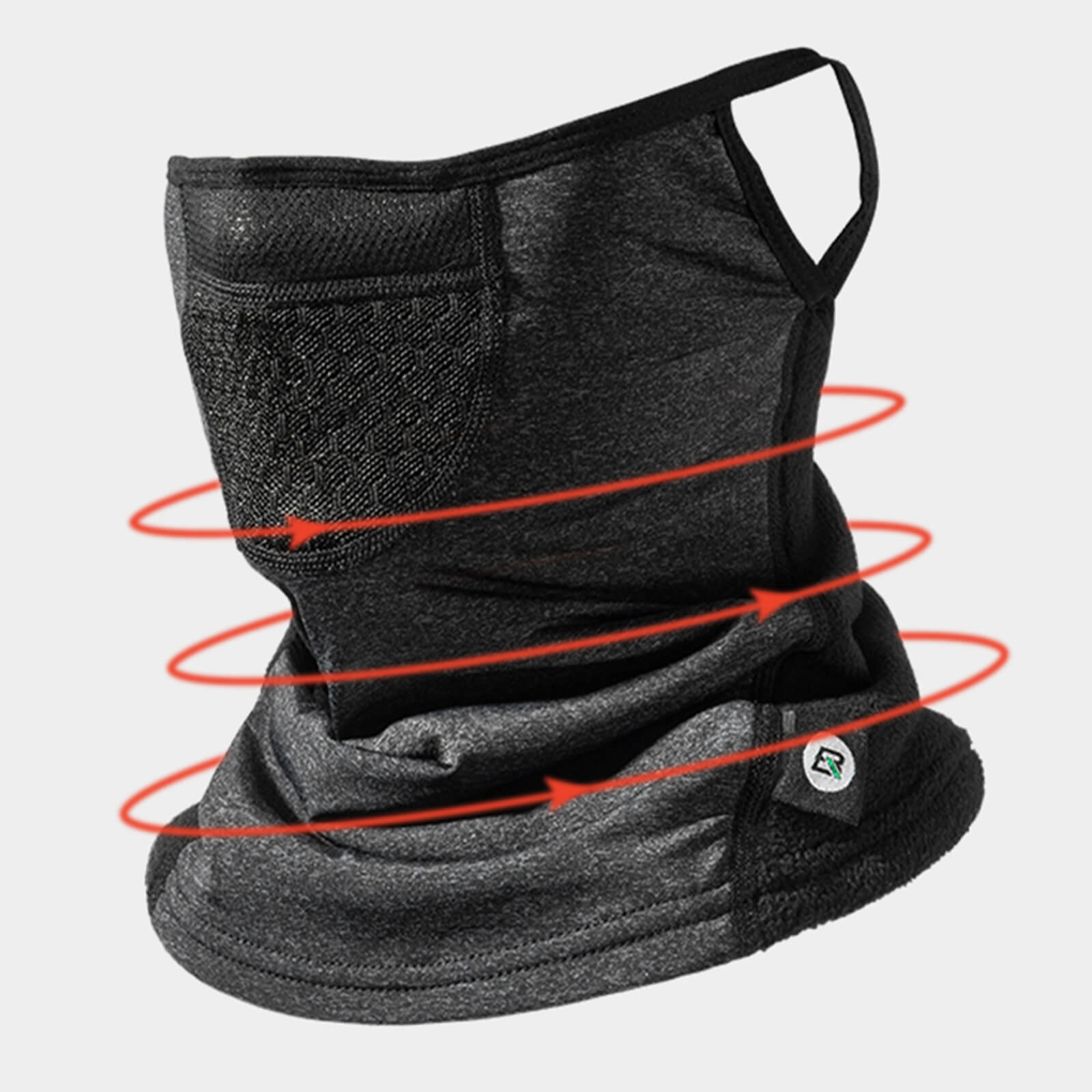 all-groups ROCKBROS Winter Neck Gaiter Warmer with Ear Loops Cold Weather