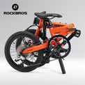 ROCKBROS ACS 16 Inch Folding Bike 9 Speed 11-32T Cassette Disc Brake_Color Orange