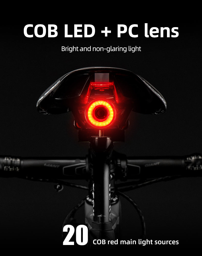 ROCKBROS Bicycle Smart Brake & Tail Light Q5