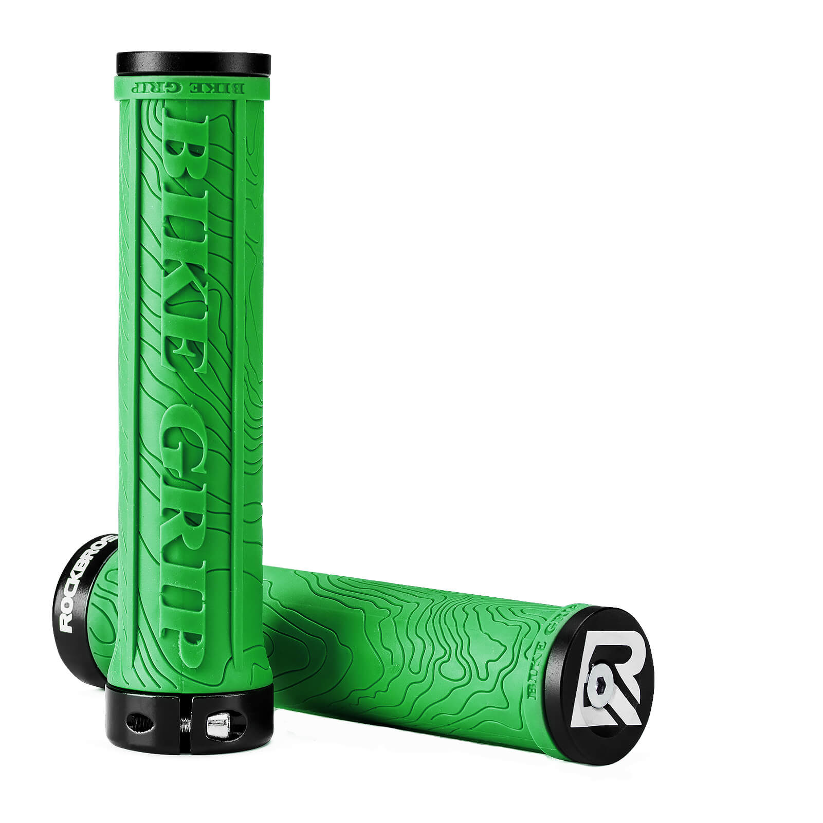 ROCKBROS Bike Handlebar Grips Double Lock-on Color Green
