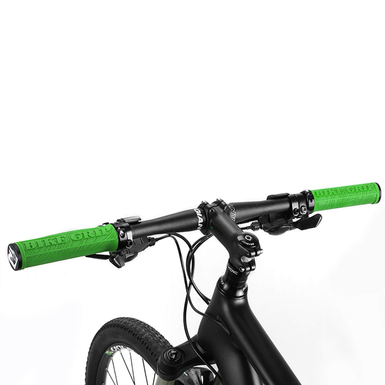 ROCKBROS Bike Handlebar Grips Double Lock-on Color Green