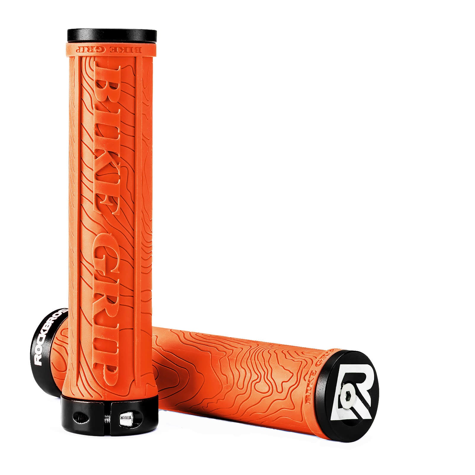 ROCKBROS Bike Handlebar Grips Double Lock-on Color Orange