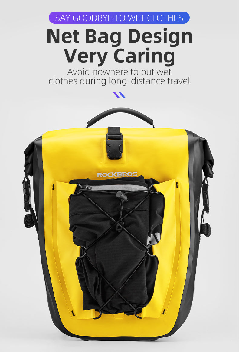 all-groups ROCKBROS Deluxe Large Capacity Bicycle Saddlebag in Various Colours