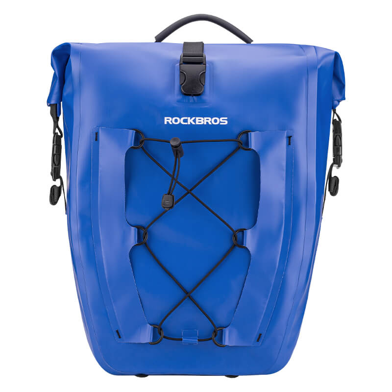 ROCKBROS Deluxe Large Capacity Bicycle Saddlebag in Various Colours Color Blue