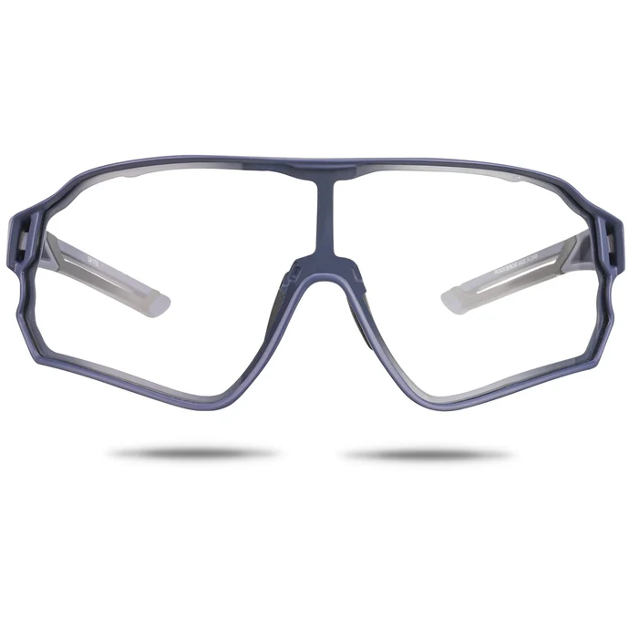 Rockbros Photochromic Full Frame Cycling Sunglasses#Color_Navy Blue