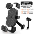 ROCKBROS HW-117 Bike Phone Holder 1s Lock Bike_Size_Upright_Color_Grey