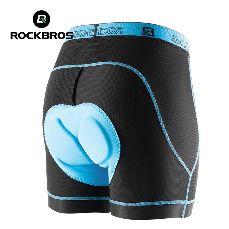 ROCKBROS Men's Cycling Underwear Sponge Padded Elastic Breathable Sporty Wear