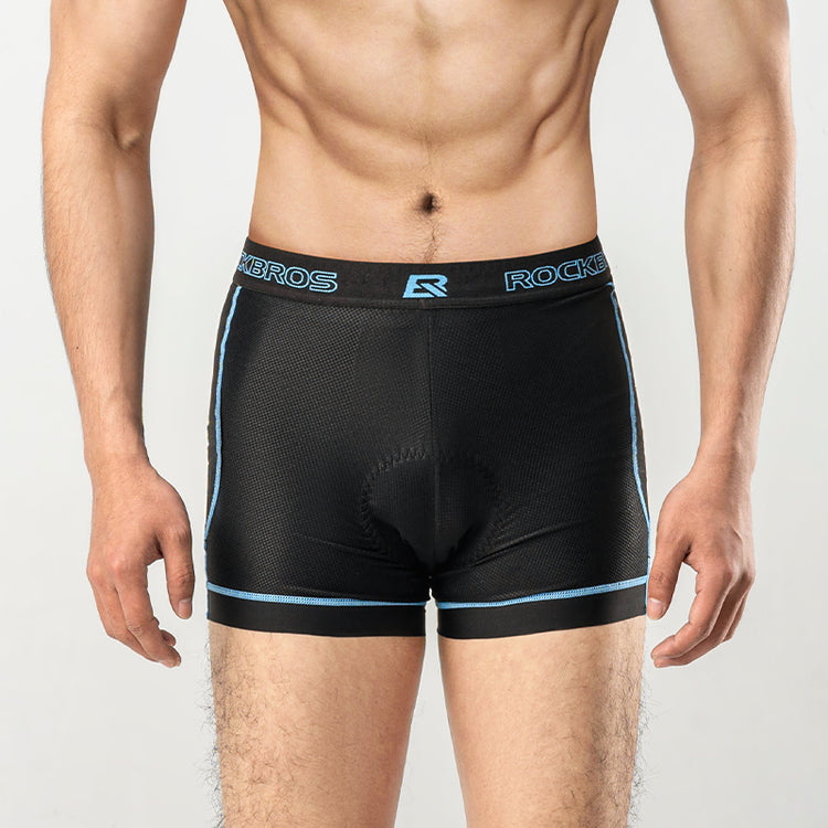 ROCKBROS Men's Cycling Underwear Sponge Padded Elastic Breathable Sporty Wear