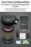 ROCKBROS Photochromic Cycling Sunglasses Hiking Fishing Golf Sports Glasses Half Frame UV400