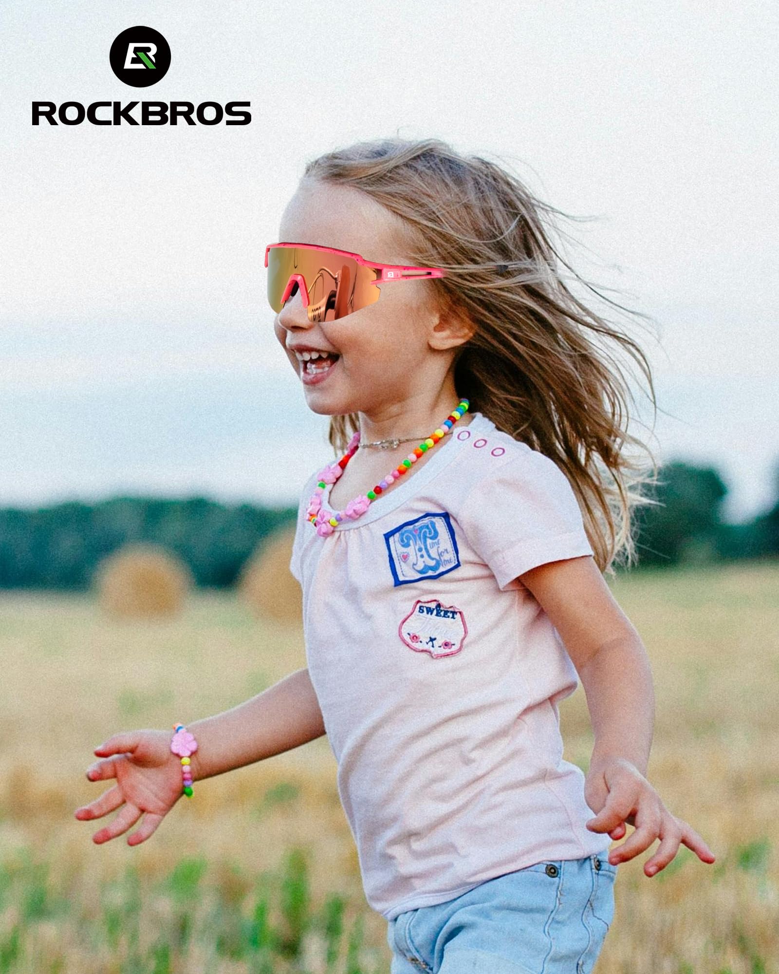 all-groups ROCKBROS Polarized Youth Kids UV400 Cycling Sports Sunglasses