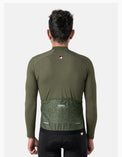 ROCKBROS ROAD TO SKY Men's Long-Sleeve Cycling Jersey Color Green