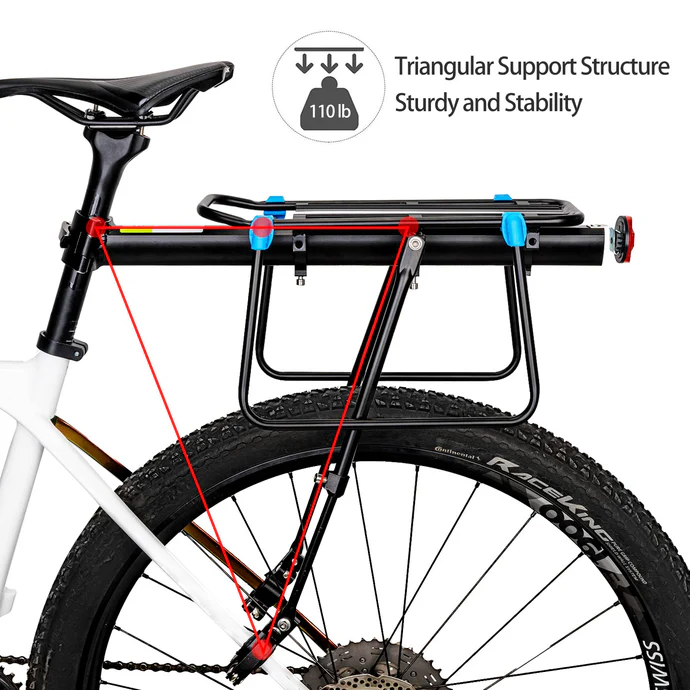 ROCKBROS Rear Luggage Rack for MTB and Road Bike