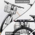 ROCKBROS Sturdy Folding Bike Basket