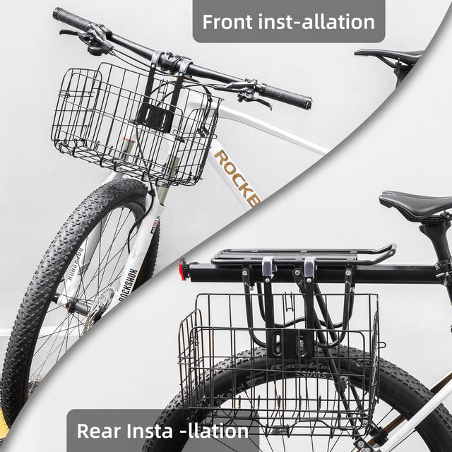 ROCKBROS Sturdy Folding Bike Basket